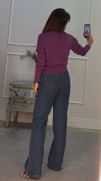 Blusa Tricot Yandra Neruras Ovais Frontais E Nas Mangas