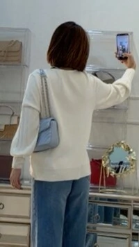 Blusa Tricot Thalita Mangas Bufantes Com Nervuras Caneladas