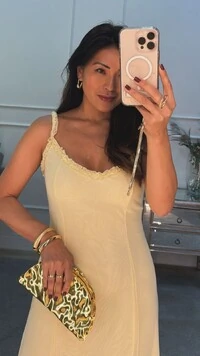 Vestido Longo Tulê Aurora Decote Em U Detalhe De Babadinho