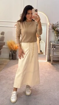 Blusa Tricot Sophie Mangas Longas Princesa E Detalhes De Mini Losangos