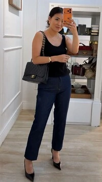 Blusa Regata Básica Tricot Lilian Alças Largas