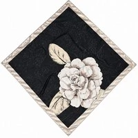Lenço Acetinado Com Max Flor