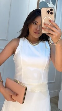 Blusa Cropped Twill Fatima Com Babado Nuvem