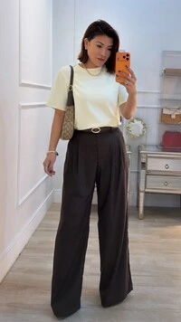 Blusa De Malha Básica Suellen Mangas Curtas
