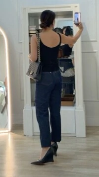 Blusa Regata Básica Tricot Lilian Alças Largas