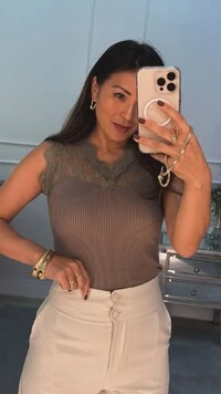 Blusa Tricot Decote Coração Jane Detalhe Rendado