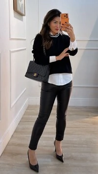 Blusa Tricot Jessica Detalhe Listrado Na Gola