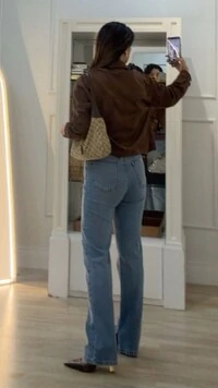 Jaqueta de Suede Luna Com Gola