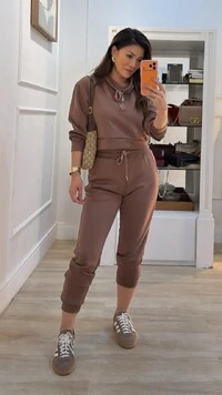 Conjunto Moletom Aline Blusa E Calça Jogger