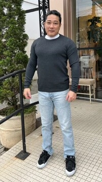 Suéter Tricot Gola Careca Fabio Mangas Longas