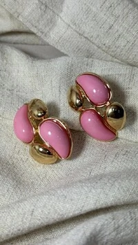 Brinco Gota Bicolor Com Dourado