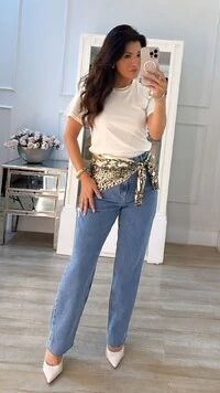 Blusa Básica Talia Gola Careca E Mangas Curtas