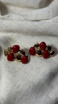 Brinco Pedras Bicolor