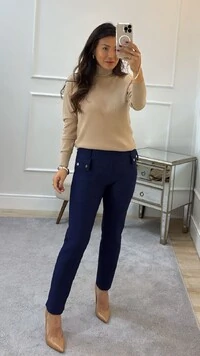 Blusa Cacharrel Tricot Texturizado Aurora Mangas Longas Lisas