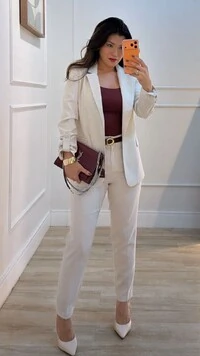 Maxi Blazer Viscose Com Linho Brenda Martingalê Nos Punhos