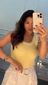 Blusa Regata Celina Detalhe Bicolor E Alças Largas