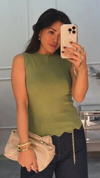 Regata Tricot Pietra Gola E Barrado Nuvem