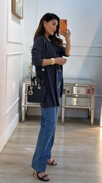 Cardigan Tricot Fabiola Nervuras Frontal Em Relevo