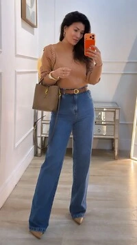 Blusa Cacharrel Tricot Canelada Lulu Com Tranças Nos Ombros