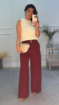 Blusa Colete Tricot Canelado Halley Detalhe Gola Enrolado