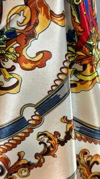 Lenço Acetinado Estampado