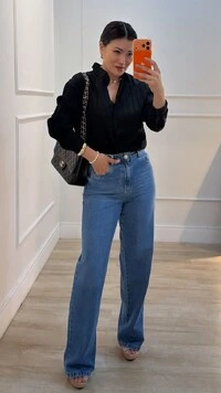 Camisa Texturizada Patricia Com Entremeios