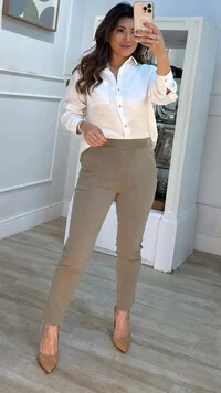 Camisa Mesclada Bolso Único Aysha Martingalê Nos Punhos