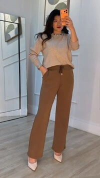 Blusa Tricot Ivy Detalhe Trançado Pérola Prata Nos Punhos
