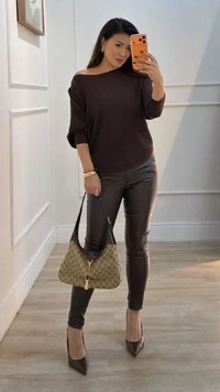 Poncho Tricot Texturizado Grazi Barrado Arredondado