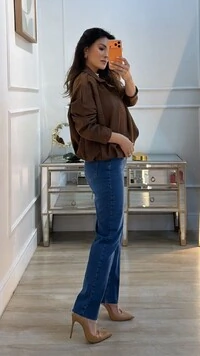 Jaqueta Casaco Balonê Suede Mirelle Martingalê Nos Ombros