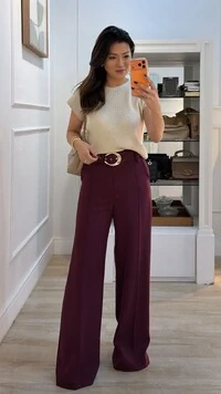 Blusa Ampla Tricot Julie Gola Canoa