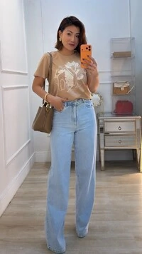 Blusa De Malha Yasmin Bordado Frontal
