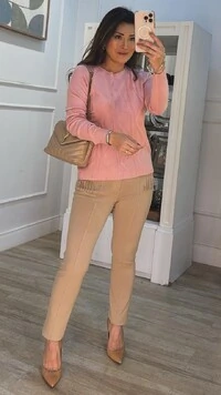 Blusa Tricot Halley Frontal Com Trançado Duplo E Zigue Zague