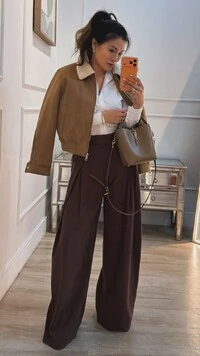 Jaqueta Casaco Suede Giovana Gola Ovelhinha