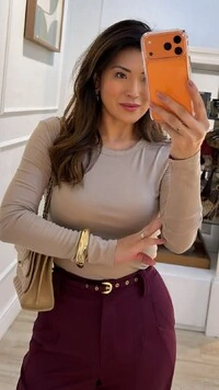 Blusa Malha Manga Longa Juliana