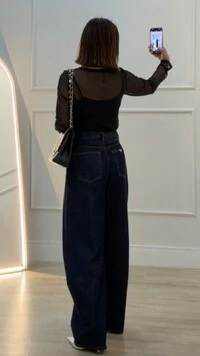Blusa De Tule Maysa Mangas Longas