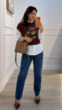 Tricot Amplo Toy Mangas Curtas