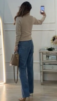 Blusa Tricot Gola Rolê Kelly Nervuras Caneladas Na Diagonal