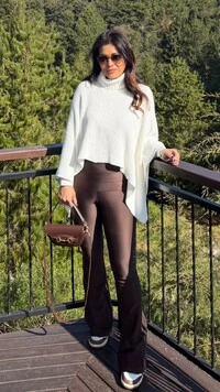 Calça Flare Pilar Power Pala Tripla