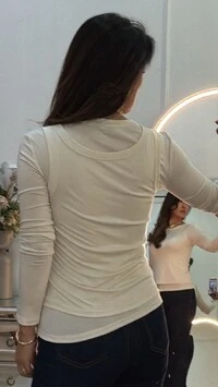Kit Blusa Mangas Longas & Regata Jasmine