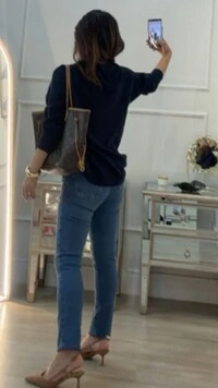 Blusa Poncho tricot Simone Gola Alta