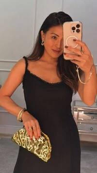 Vestido Longo Tulê Aurora Decote Em U Detalhe De Babadinho