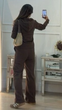 Calça Moletom Leila Pala Larga Com Amarração Frontal