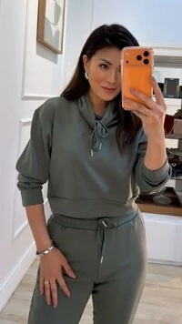 Conjunto Moletom Aline Blusa E Calça Jogger