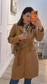 Lenço Acetinado Estampado Com Fivela E Elos