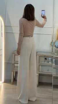 Blusa Tricot Cacharrel Luna Relevo Na Vertical E Nevuras Em Zigue E Zague
