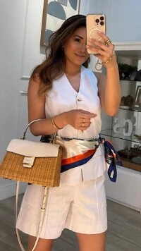 Lenço Acetinado Tricolor Estampa Arabesco