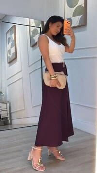 Blusa Decote Em U Ciena Detalhe De Recorte Frontal