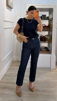 Blusa Ampla Tricot Julie Gola Canoa