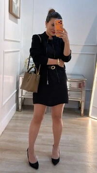 Jaqueta Casaco Tricot Gola Alta Nicolly Nervuras Em Relevo